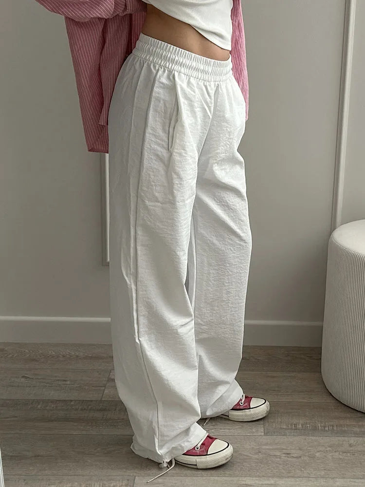 ChicEase High Waist Wide Leg Joggers