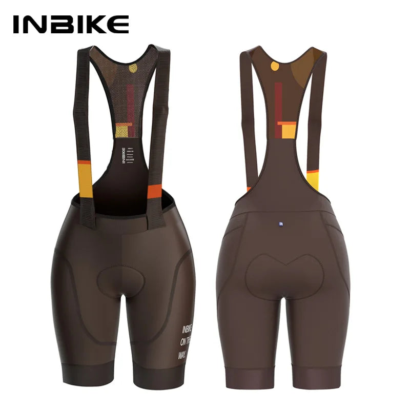 INBIKE Women's Padded Cycling Bib Shorts