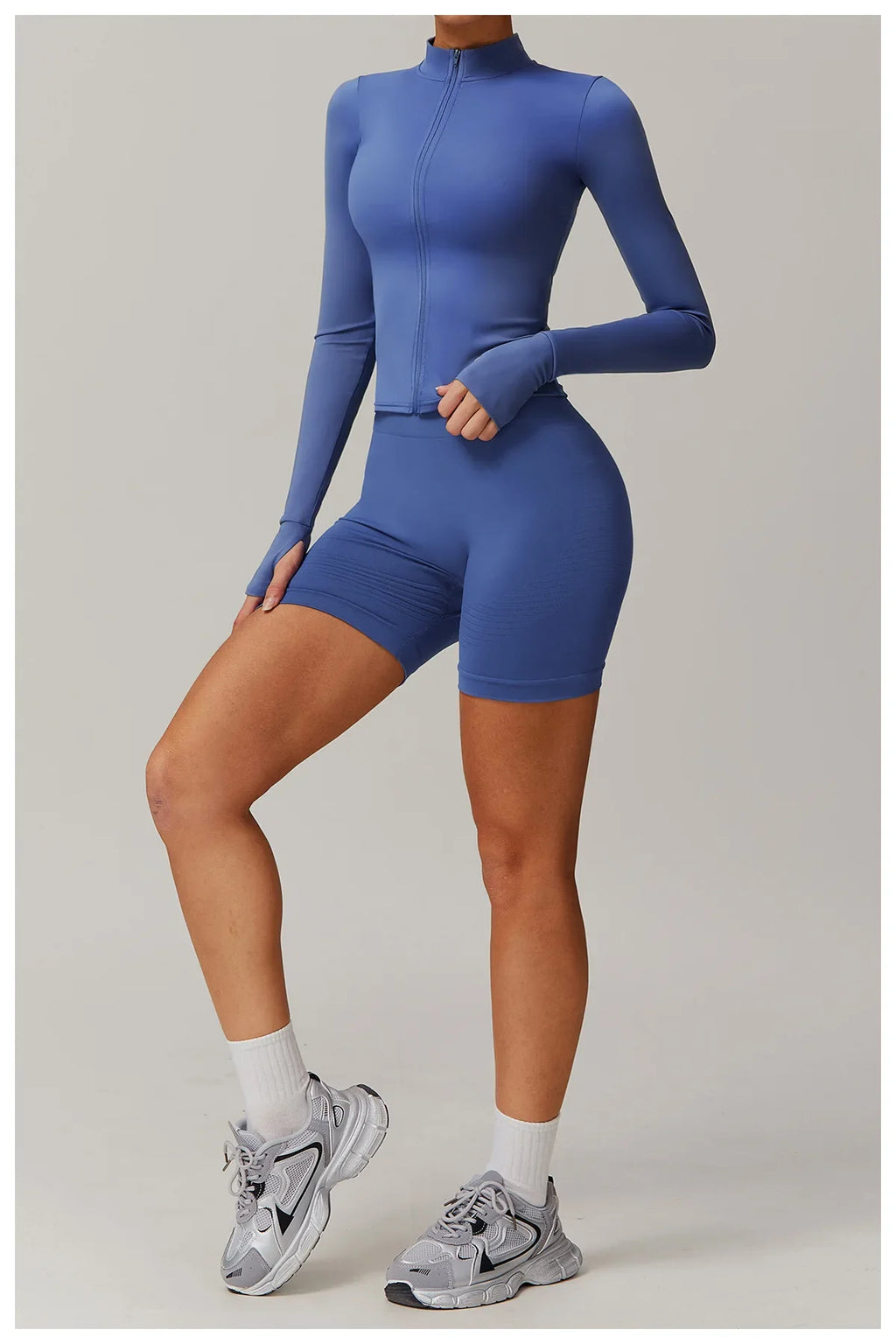 Women Zip Long Sleeve Sports Jacket