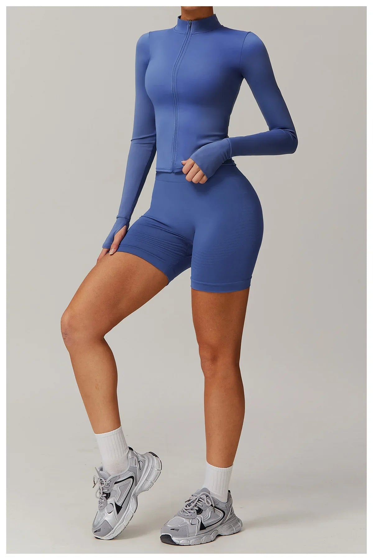 Women Zip Long Sleeve Sports Jacket