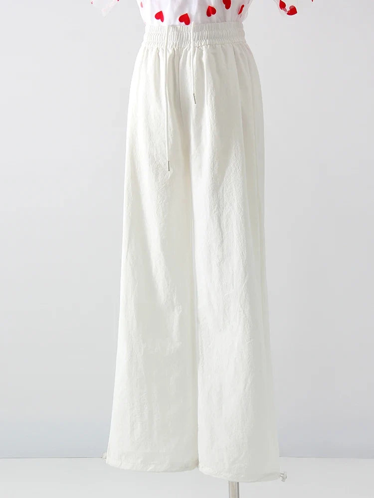ChicEase High Waist Wide Leg Joggers