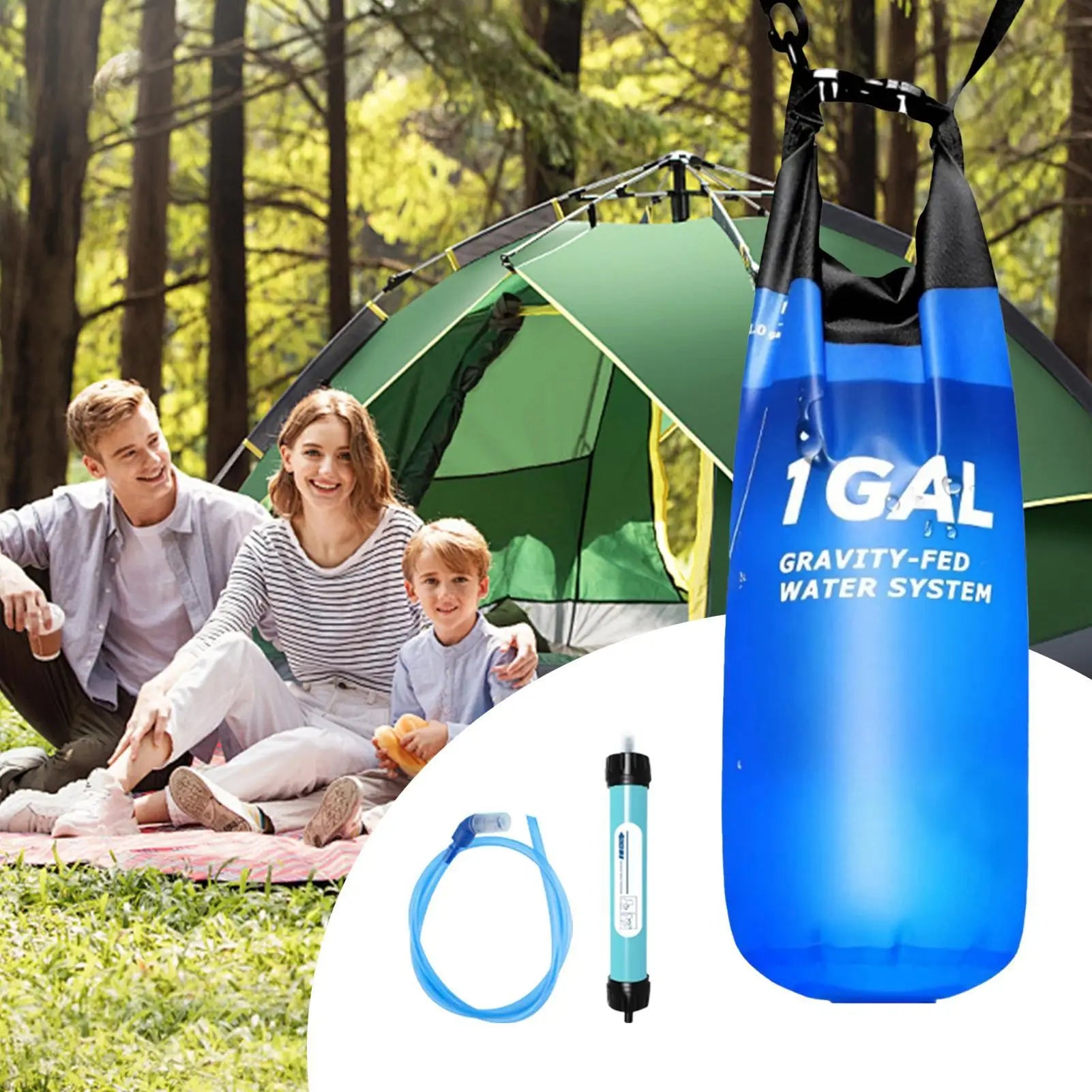 AquaGuard Foldable Filter: Portable Purity & Hydration