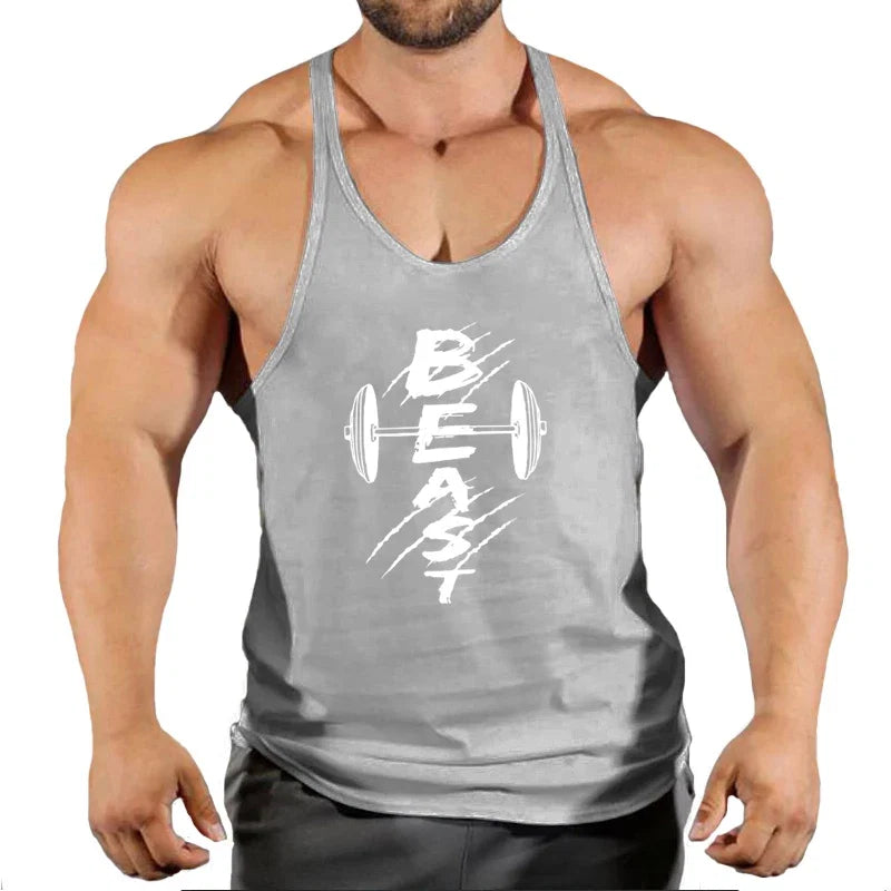 Men's Muscle Gym Tank Top Running Vest
