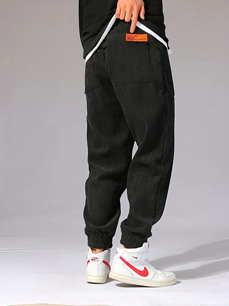 CozyRide Thermal Corduroy Joggers - Men's Sport Fit