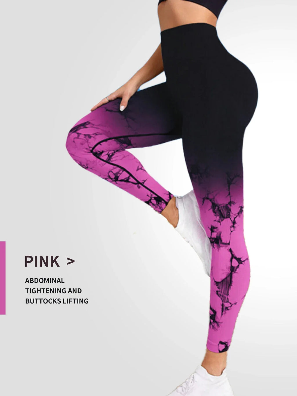 VibrantFlex Seamless Tie Dye Leggings