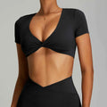 Sexy Backless Yoga Crop Top for Women