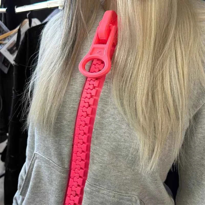 Streetwear Unisex Retro Zip-Up Hoodie