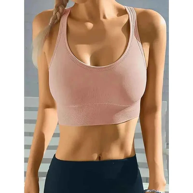 Seamless Push Up Yoga Tank Bra