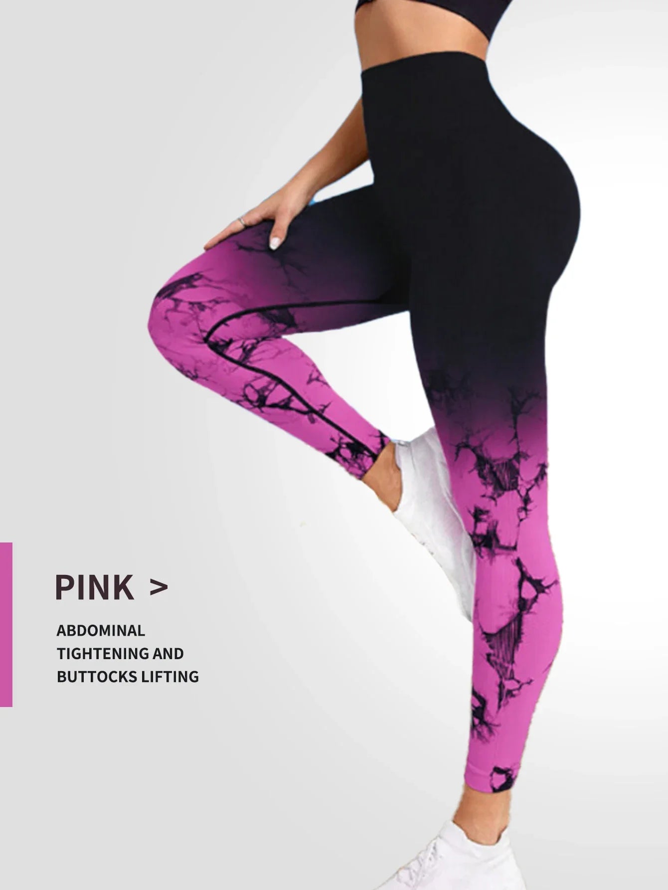 VibrantFlex Seamless Tie Dye Leggings