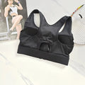 Women's Zipper Shockproof Sports Bra