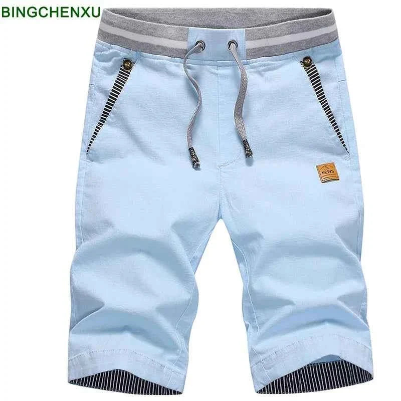Men's Cotton Linen Casual Summer Shorts 4XL