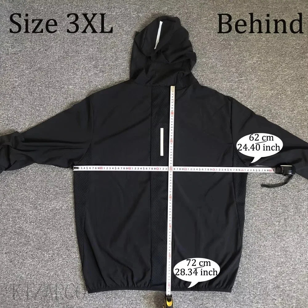 UltraLight Hooded Running Jacket - Windproof & Waterproof