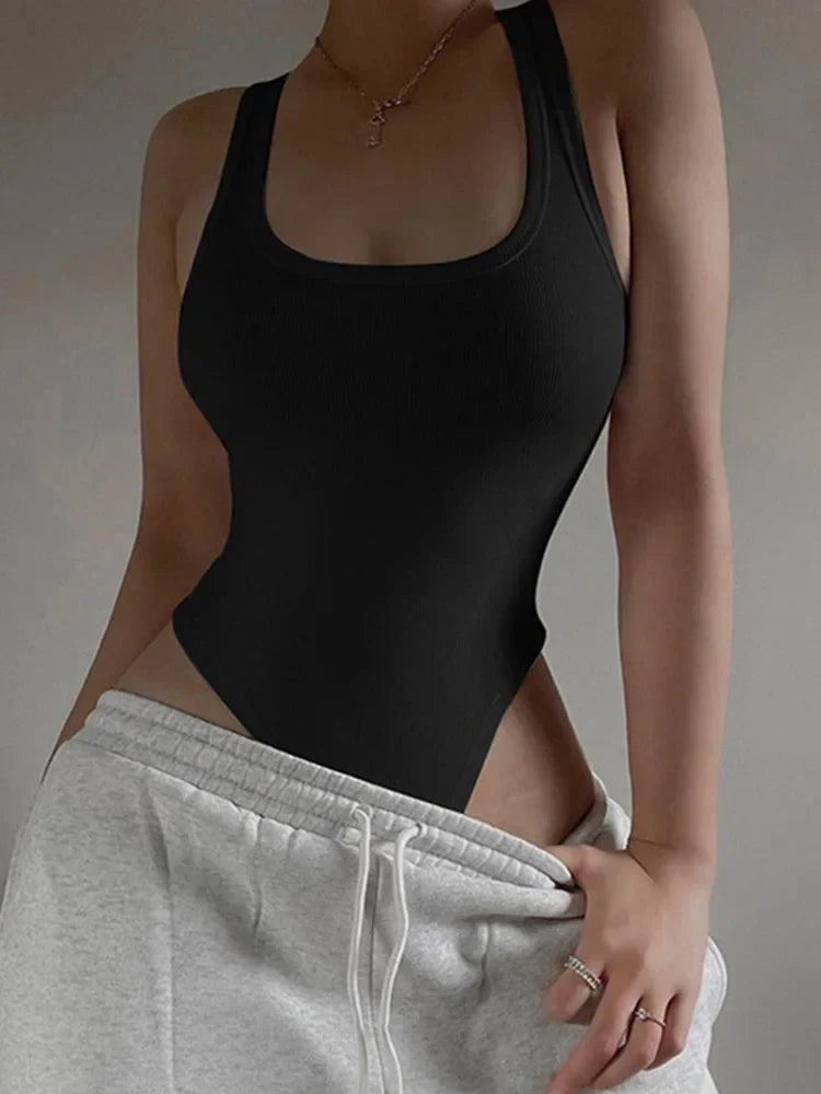 Summer Chic Sleeveless Bodysuit
