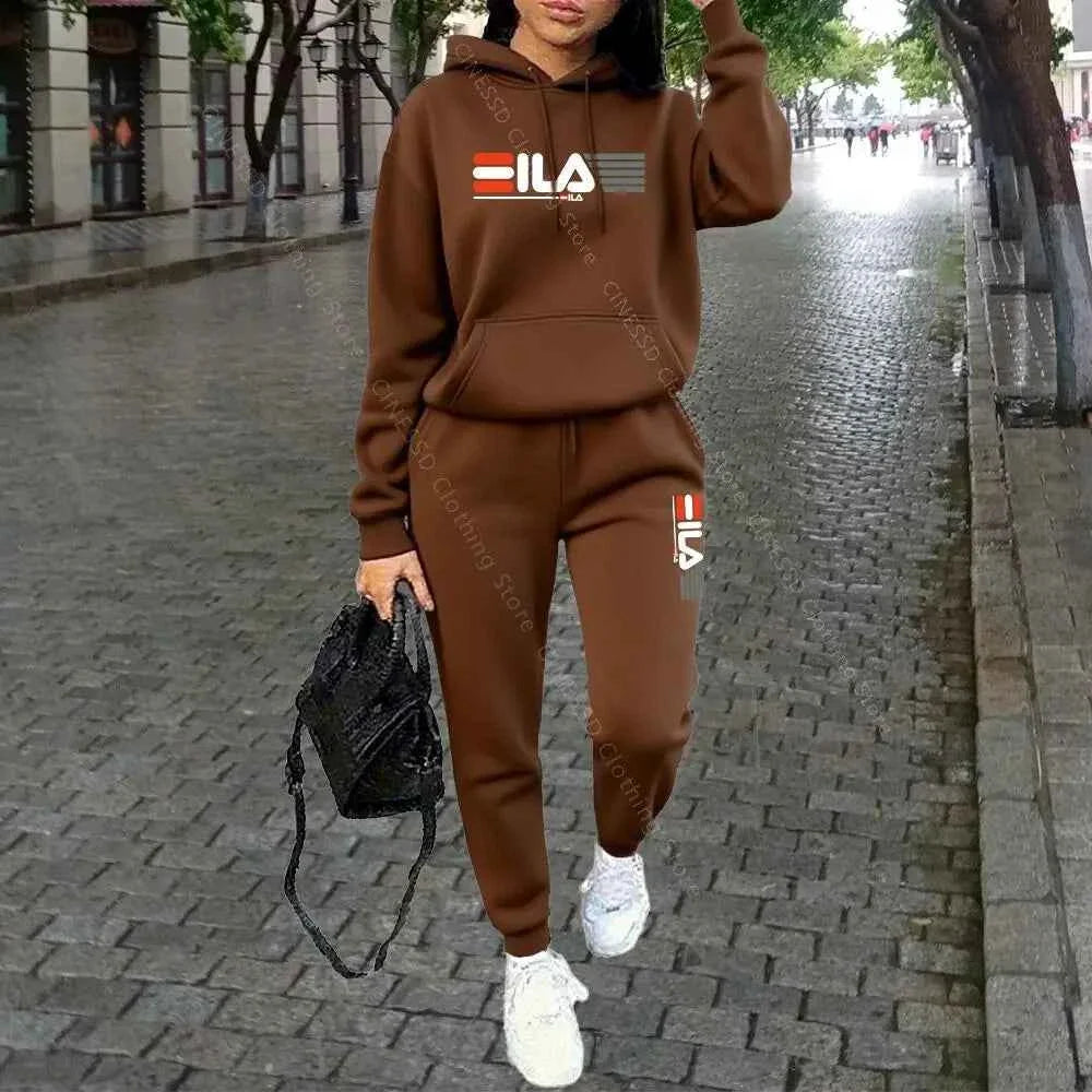 Women's Luxury Hoodie & Pants Streetwear Set