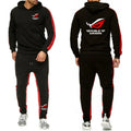 ROG Men's Fleece Tracksuit: Solid Color Jogger Set
