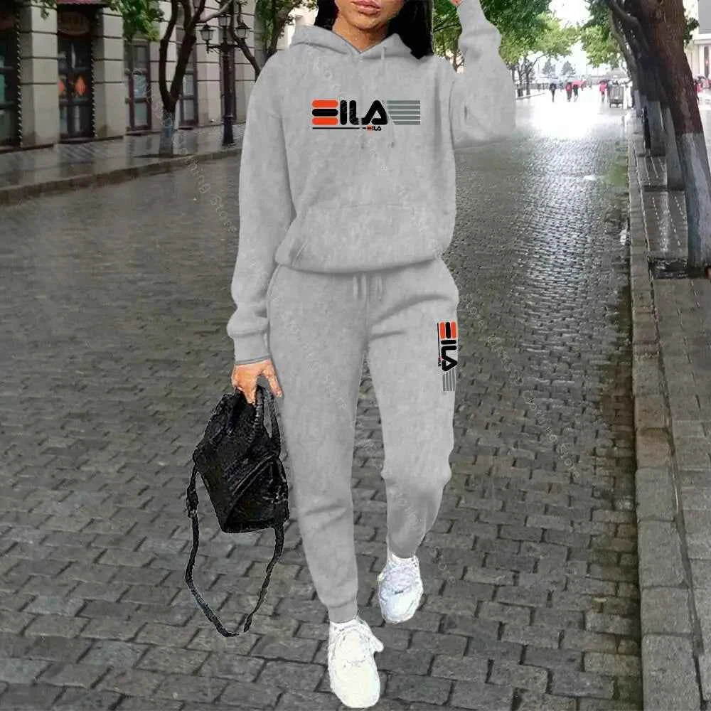 Women's Luxury Hoodie & Pants Streetwear Set