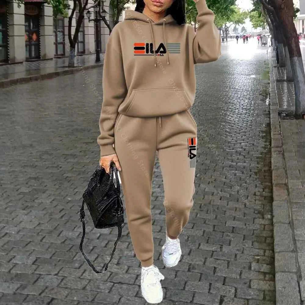 Women's Luxury Hoodie & Pants Streetwear Set