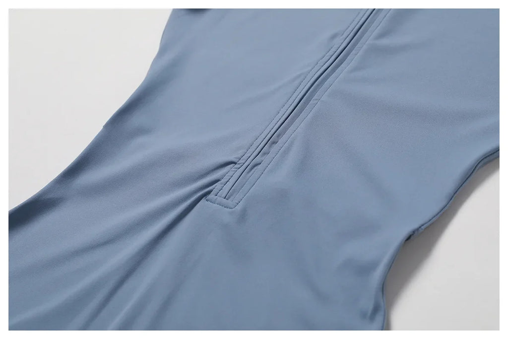 Yoga Jumpsuit Long Sleeved Zipper Rompers