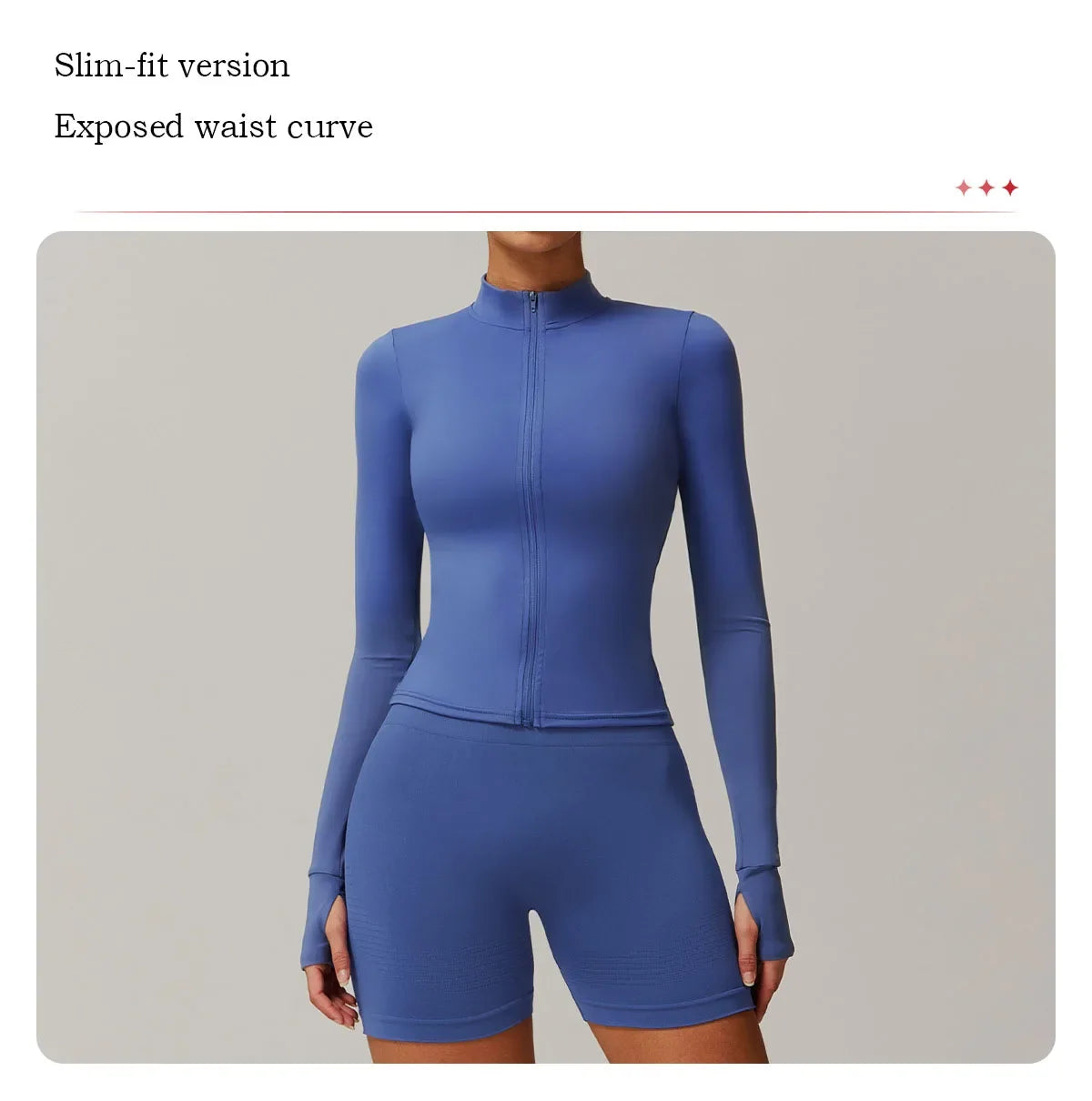 Women Zip Long Sleeve Sports Jacket