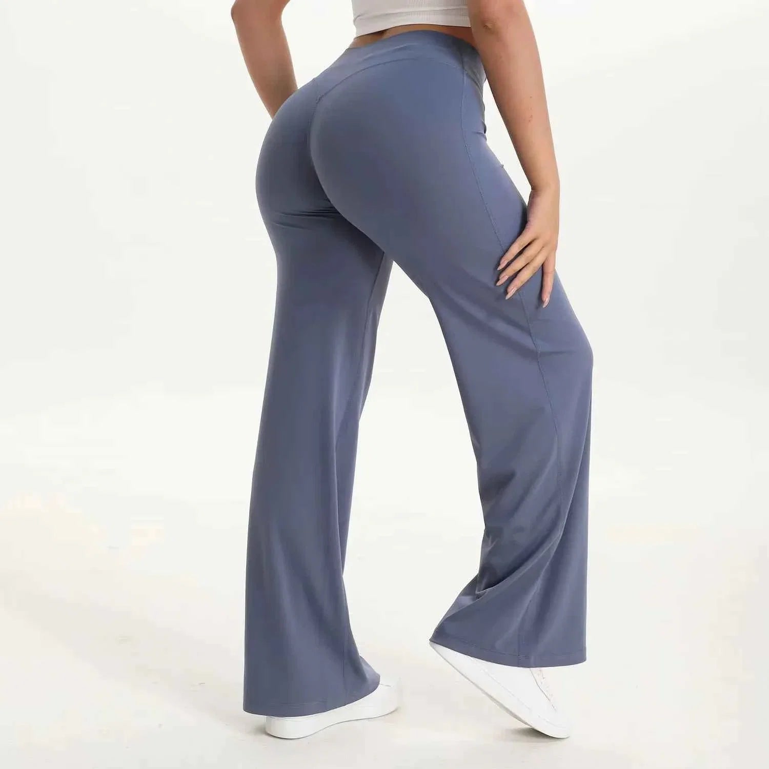 SoftMotion Women's Mid-Waist Yoga Pants