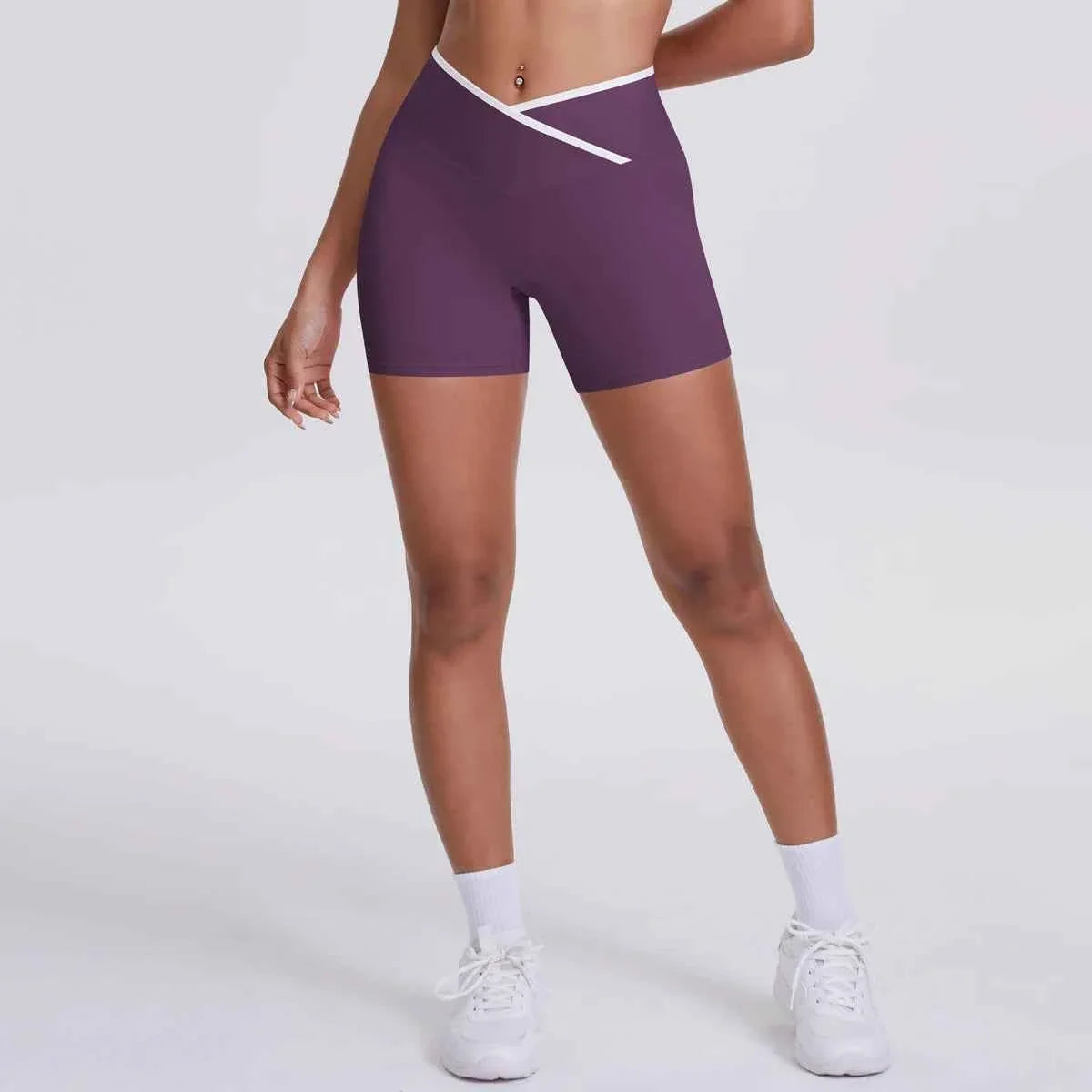V-Shaped Waist Women's Yoga Fitness Shorts