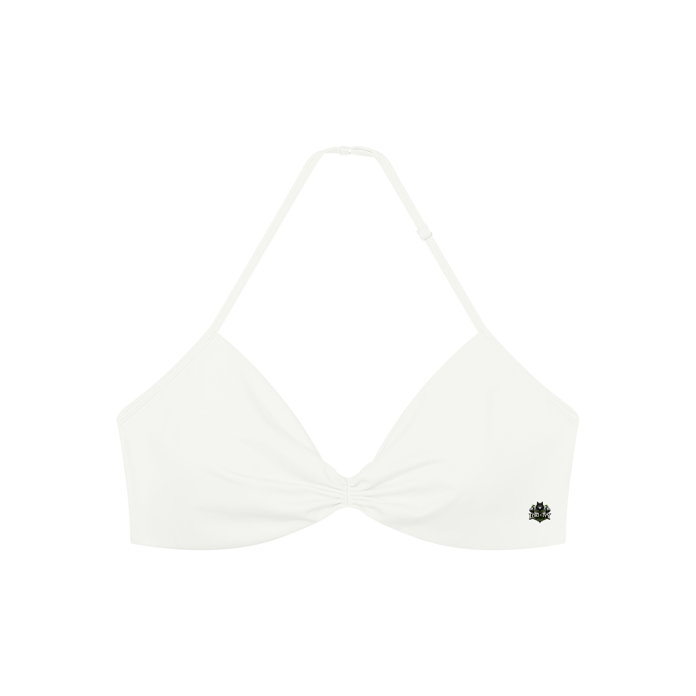 Loki & Ivy Ruched Halter Sports Bra
