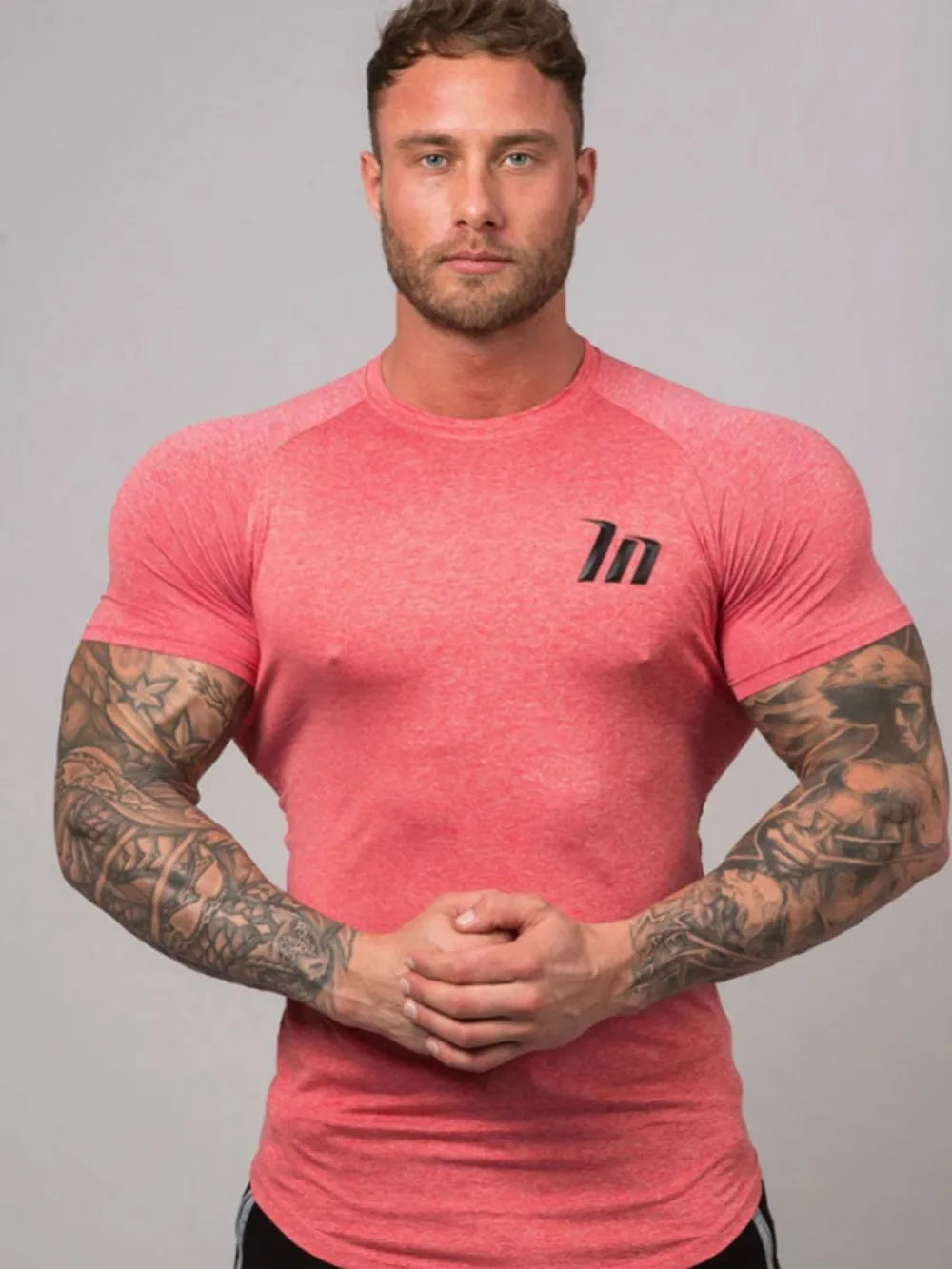 Men's Plus Size Round Neck Short Sleeve T-Shirt