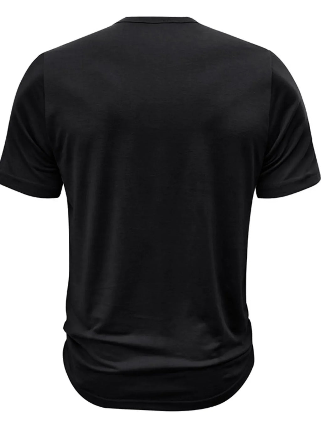 Men's Full Size Classic Fitted Crew Neck T-Shirt Plus Size