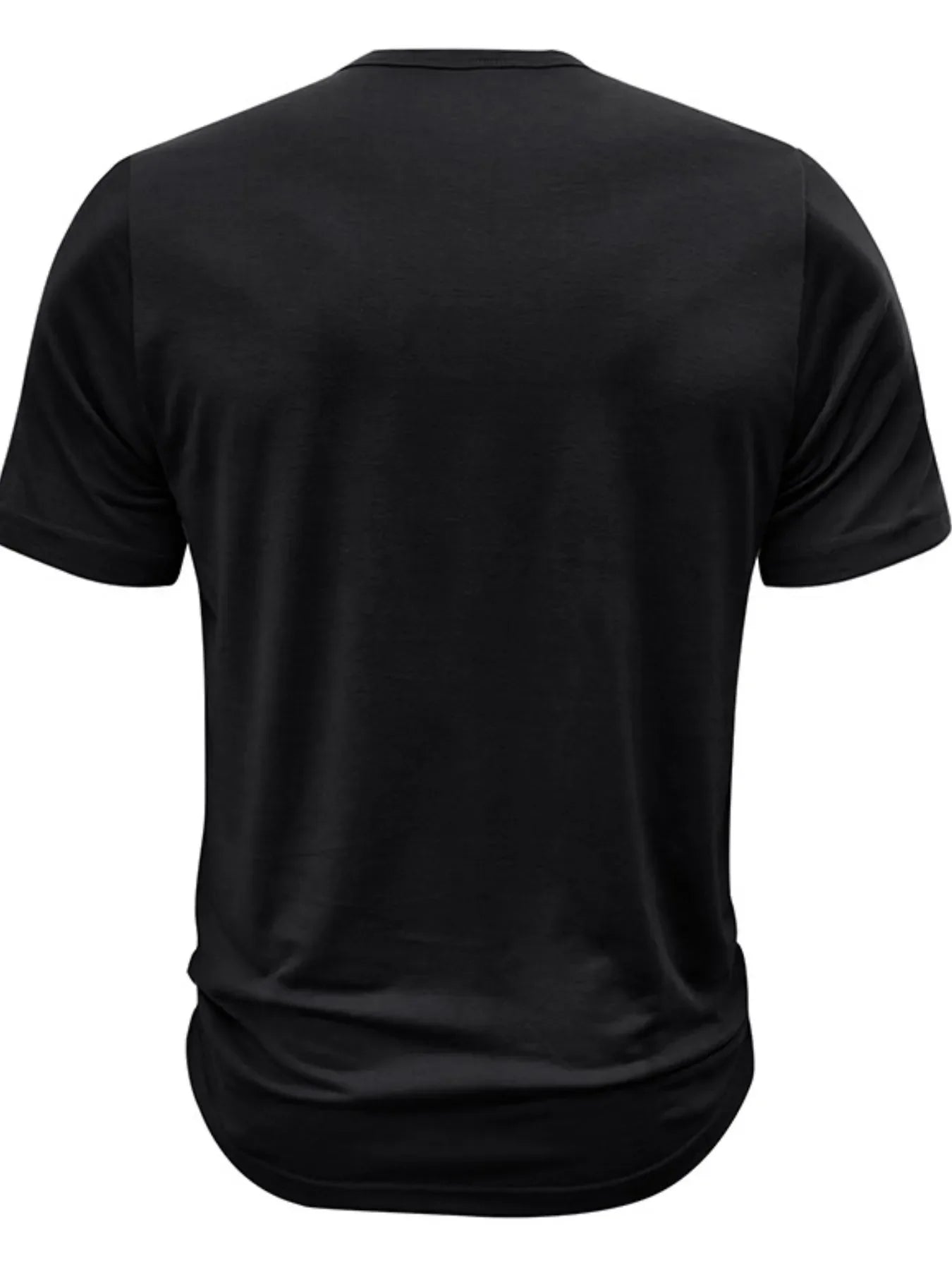 Men's Full Size Classic Fitted Crew Neck T-Shirt Plus Size