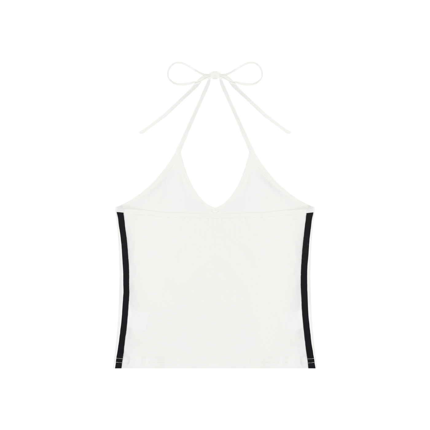 Loki & Ivy Women's Color Block Halter Crop Tank Top