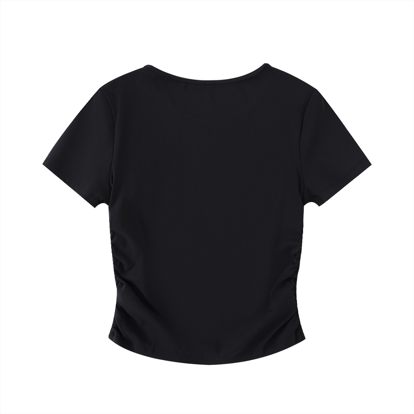 Loki & Ivy Ruched Bodycon Crop Top