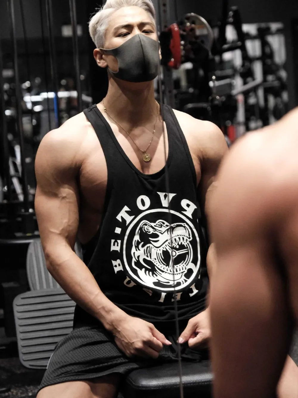 Men's Plus Size Graphic Wide Strap Tank