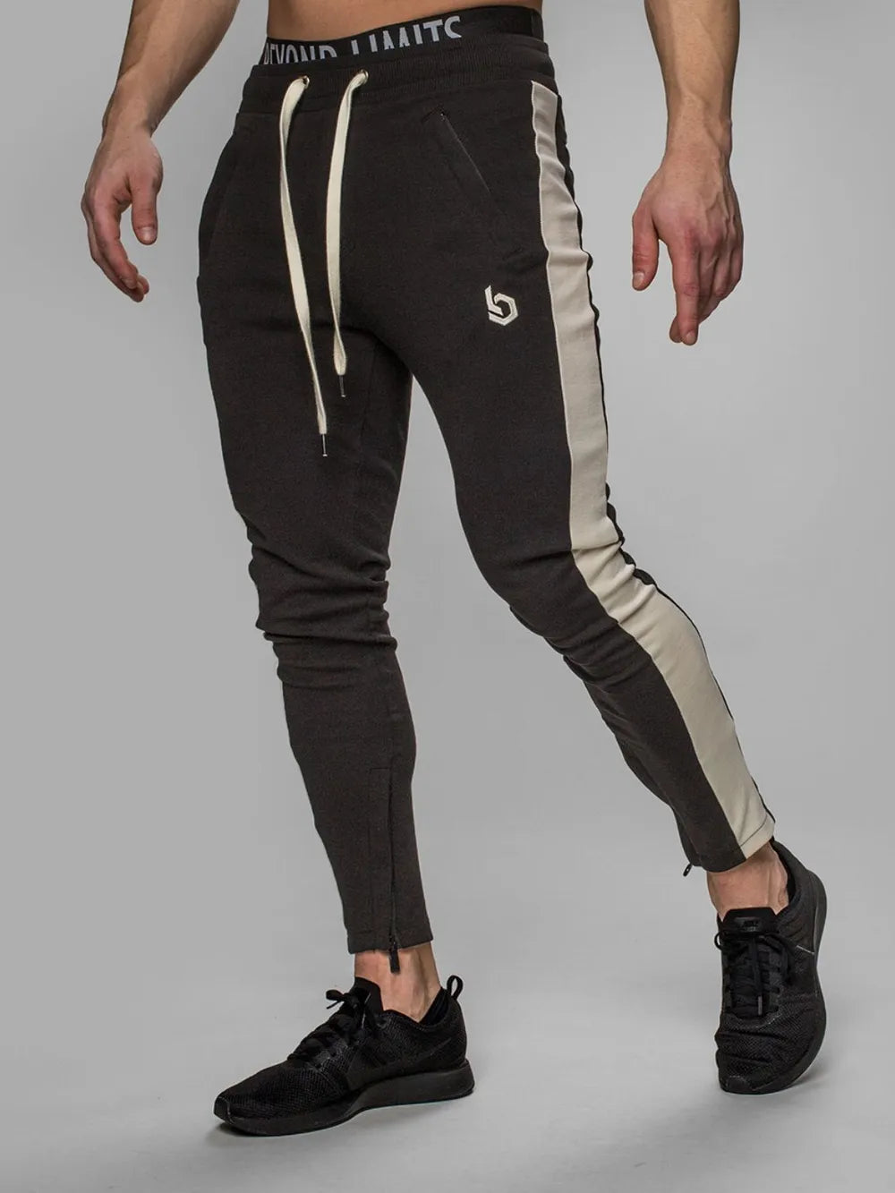 Men's Drawstring Contrast Active Pants