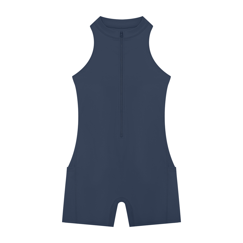Loki & Ivy Women’s Quarter-Zip Yoga Romper
