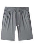 Men's Plus Size Drawstring Shorts with Pockets