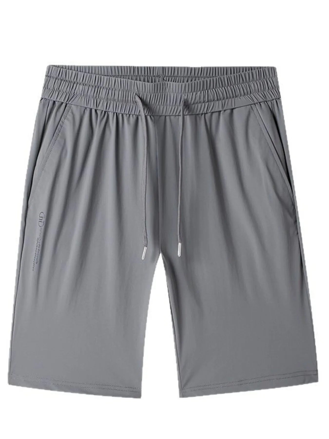 Men's Plus Size Drawstring Shorts with Pockets
