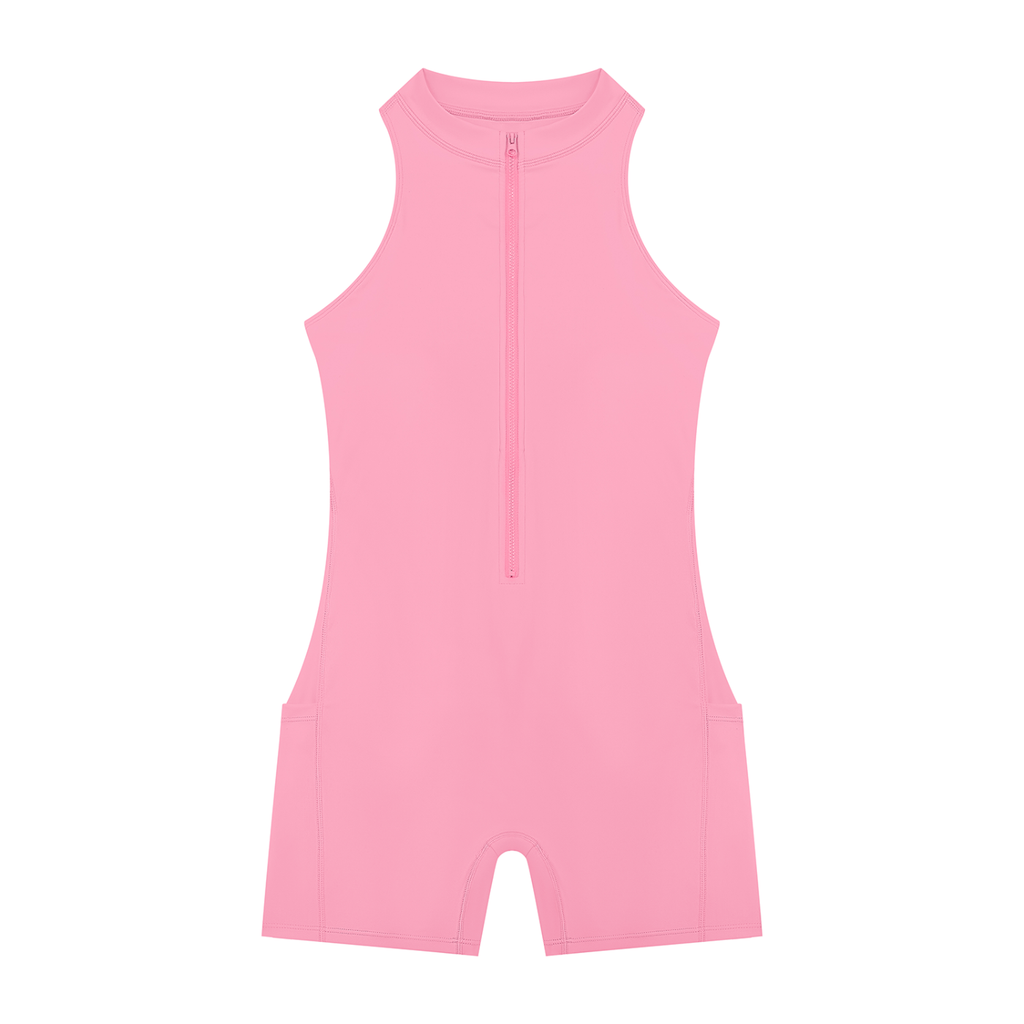 Loki & Ivy Women’s Quarter-Zip Yoga Romper