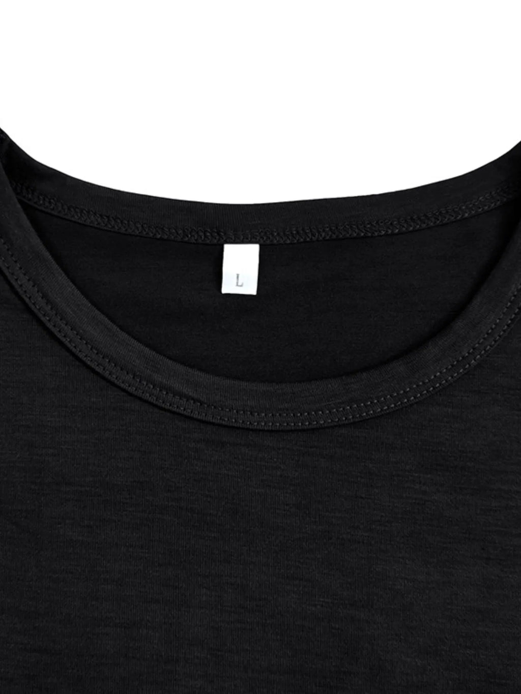 Men's Full Size Classic Fitted Crew Neck T-Shirt Plus Size