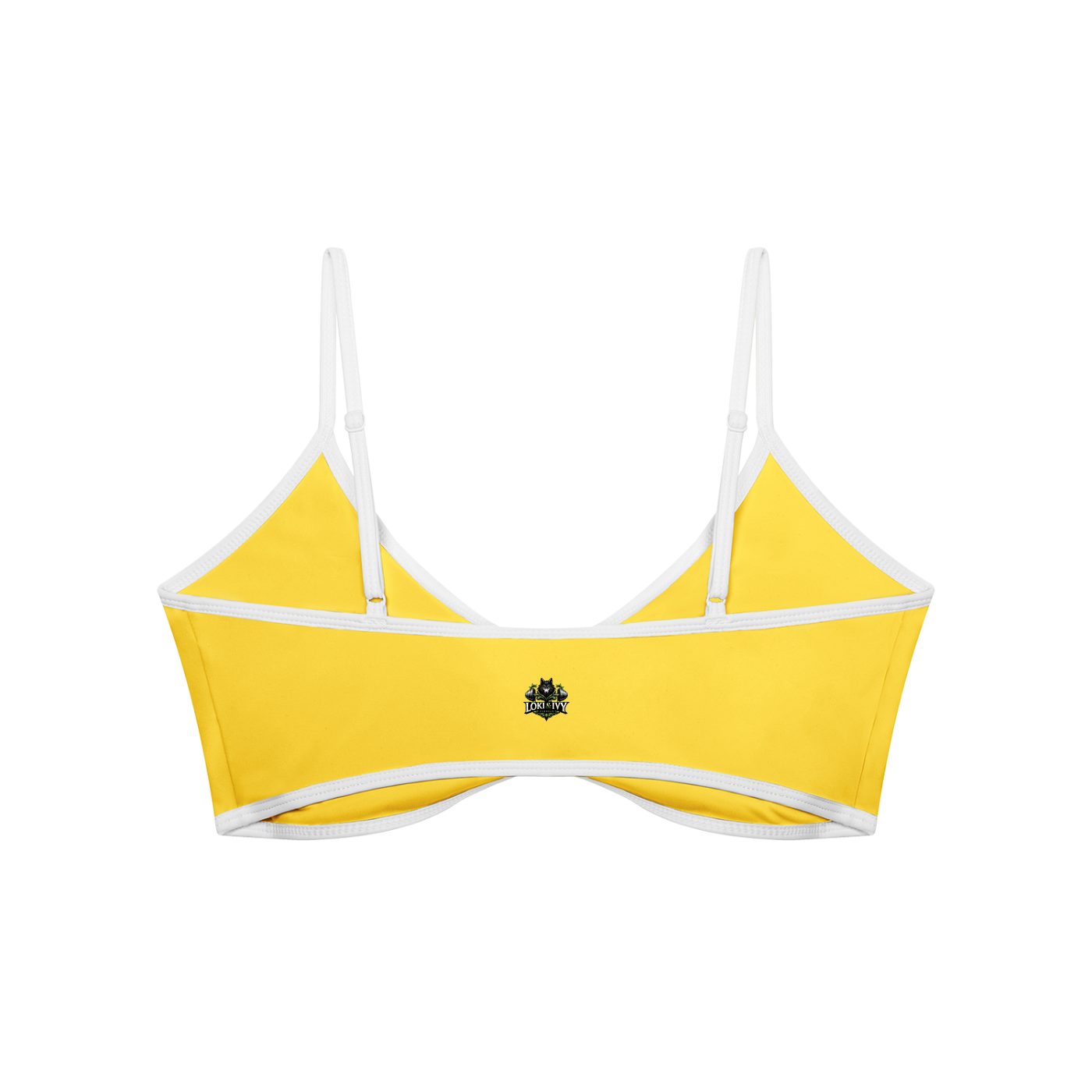 Loki & Ivy Color Block Ruched V-Neck Sports Bra