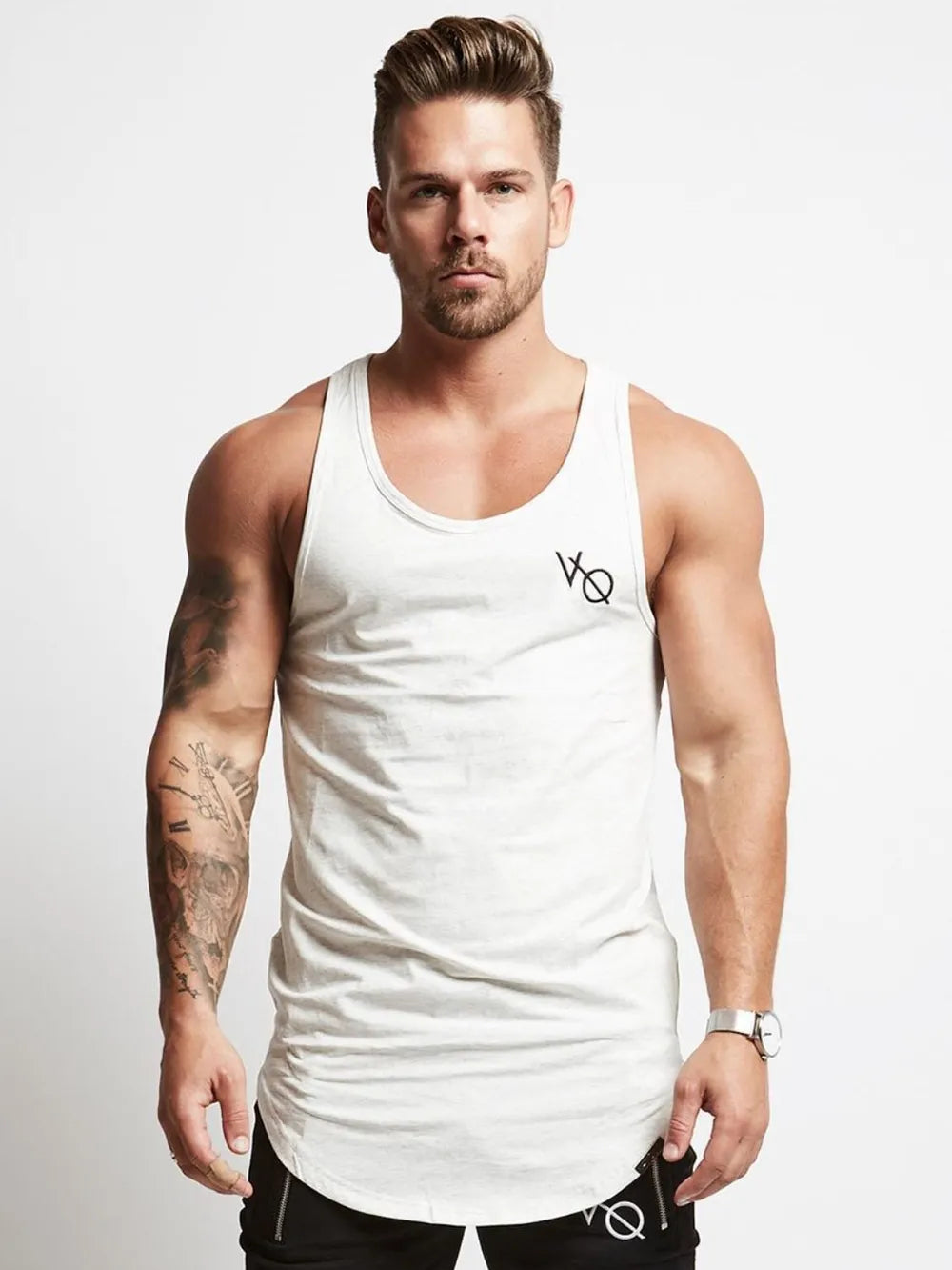 Men's Round Neck Racerback Tank