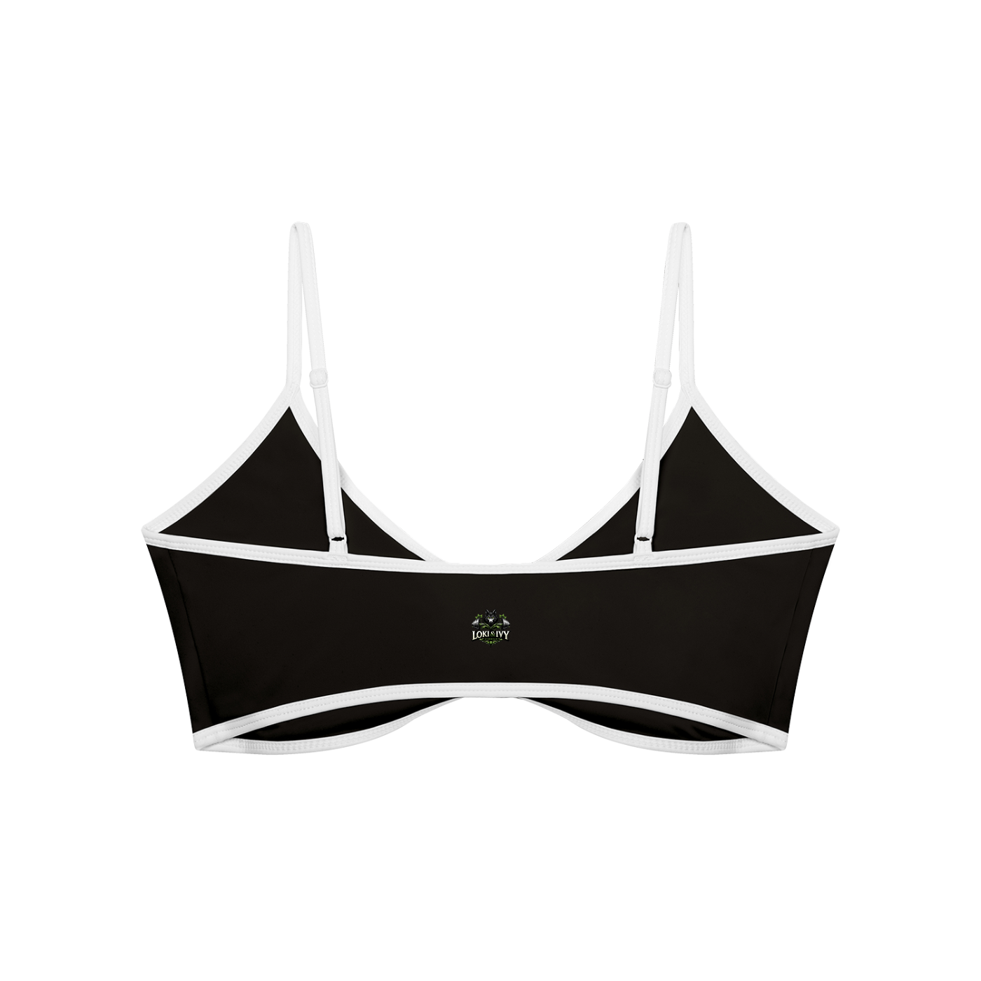 Loki & Ivy Color Block Ruched V-Neck Sports Bra