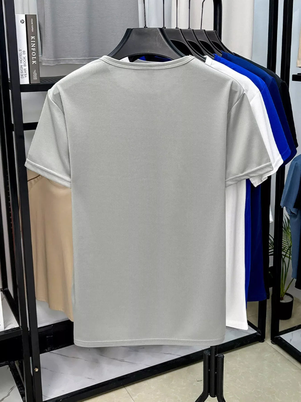 Men's Plus Size Round Neck Short Sleeve T-Shirt