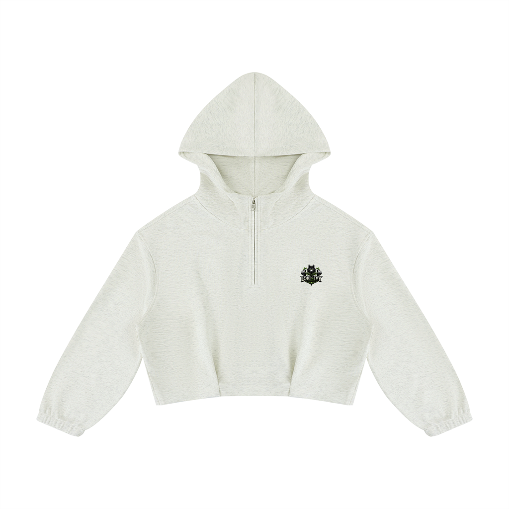 Loki & Ivy Women’s Boxy Quarter-Zip Hoodie