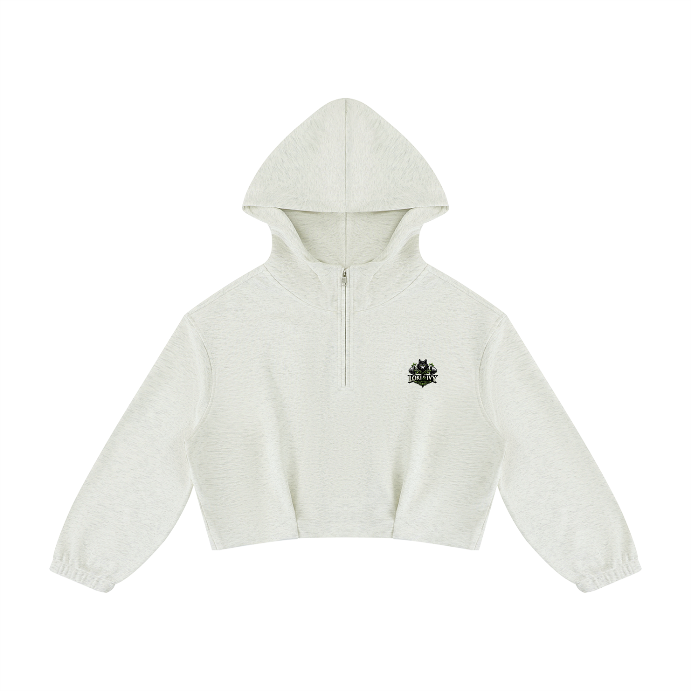 Loki & Ivy Women’s Boxy Quarter-Zip Hoodie