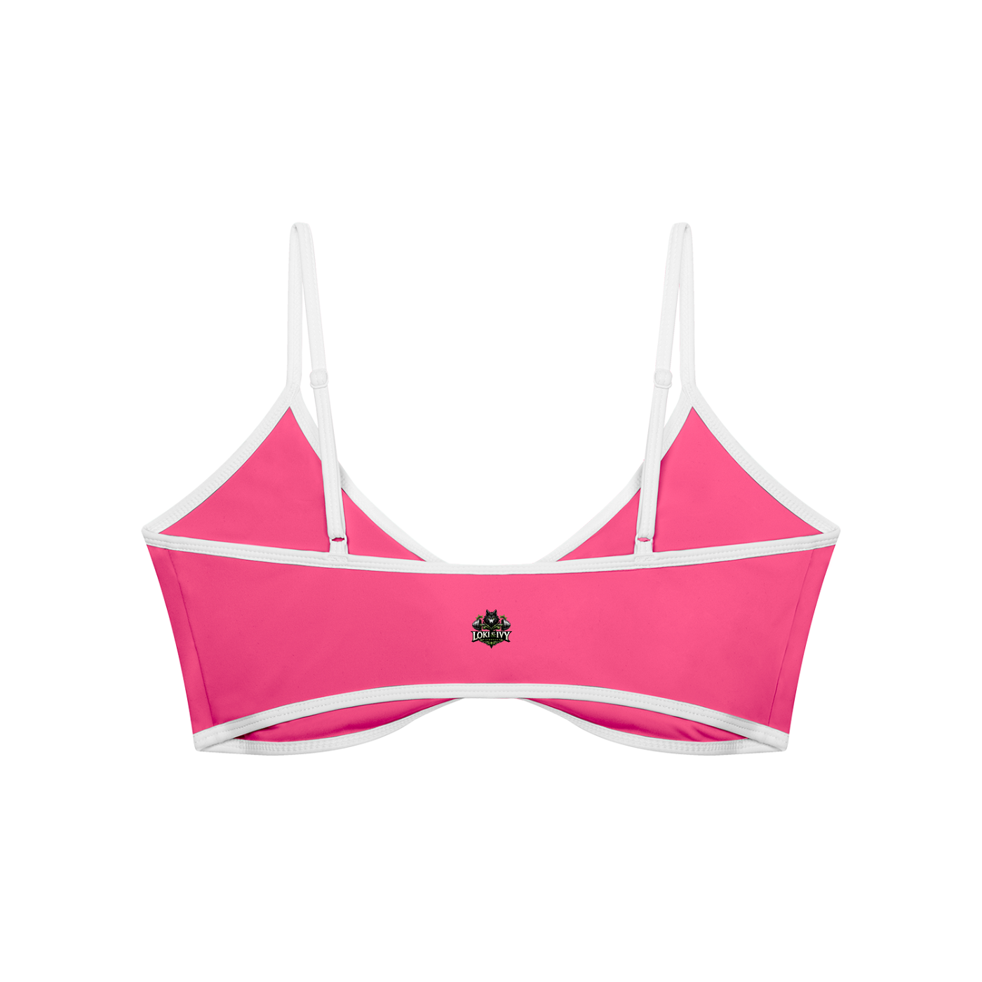 Loki & Ivy Color Block Ruched V-Neck Sports Bra