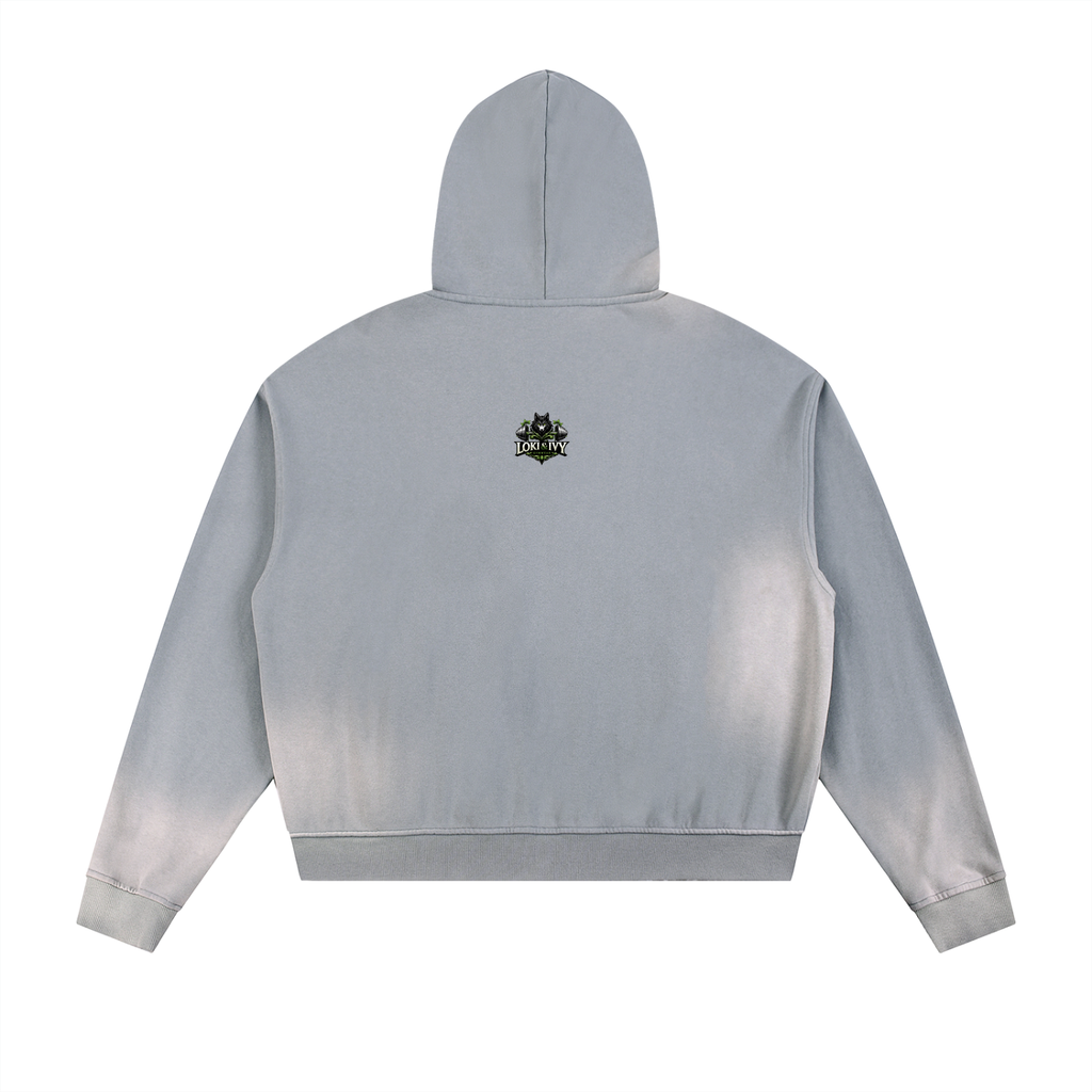 Loki & Ivy Men's Vintage Zip Hoodie
