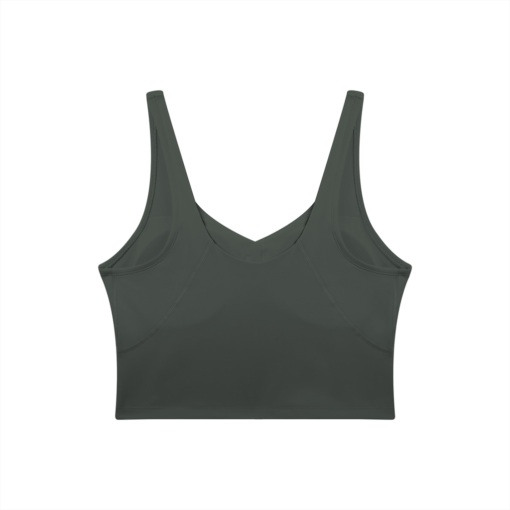 Loki & Ivy Women's V-Neck Yoga Sports Bra