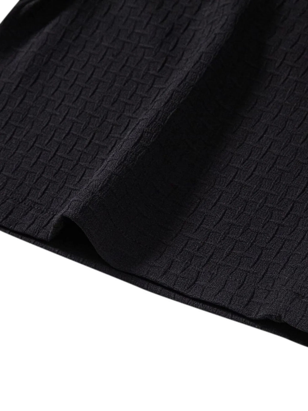 Men's Classic Textured Shorts with Elastic Waist