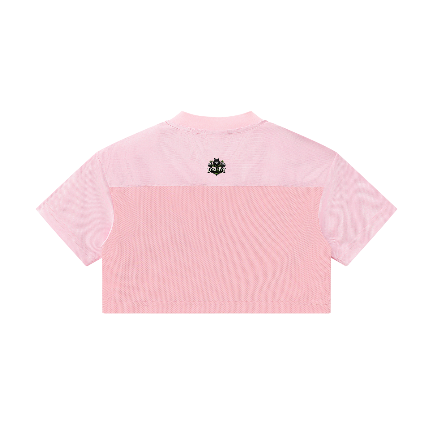 Loki & Ivy Women’s Cropped Paneled V-Neck Jersey
