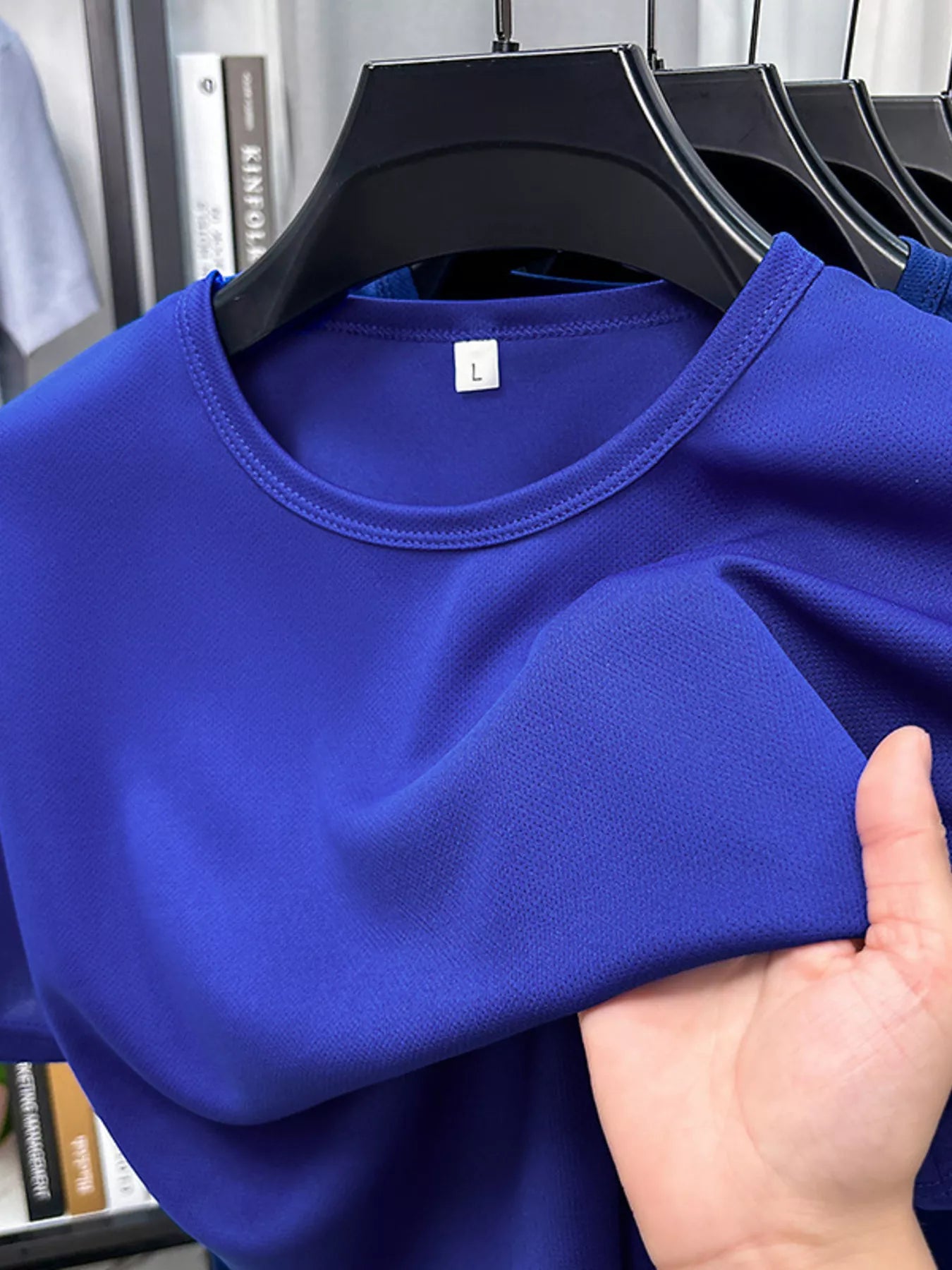 Men's Plus Size Round Neck Short Sleeve T-Shirt